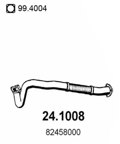 изпускателна тръба ASSO 24.1008