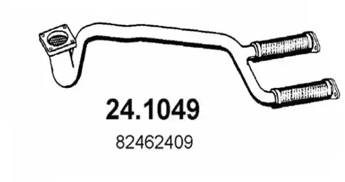 изпускателна тръба ASSO 24.1049