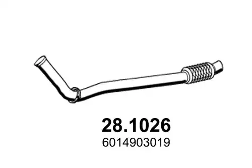 изпускателна тръба ASSO 28.1026