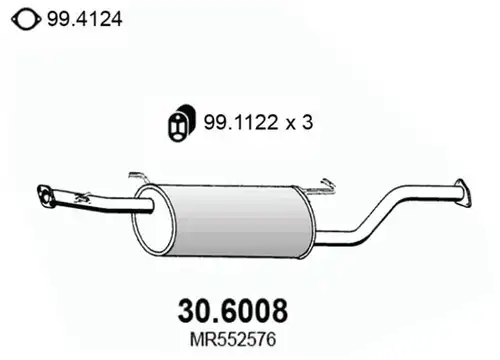 средно гърне ASSO 30.6008