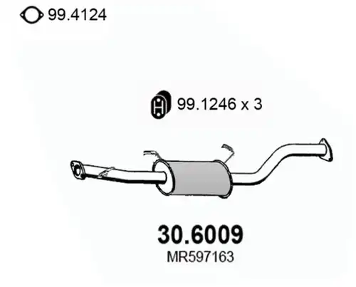 средно гърне ASSO 30.6009