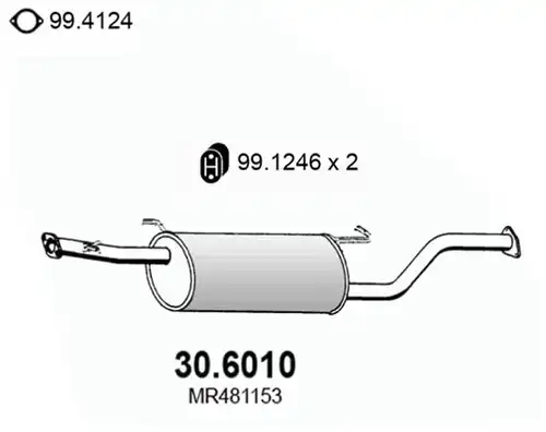 средно гърне ASSO 30.6010