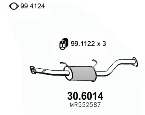 средно гърне ASSO 30.6014