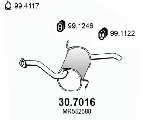 крайно гърне ASSO 30.7016