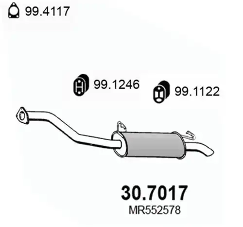 крайно гърне ASSO 30.7017