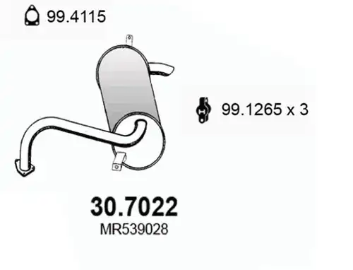 крайно гърне ASSO 30.7022