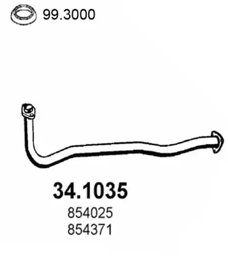 изпускателна тръба ASSO 34.1035