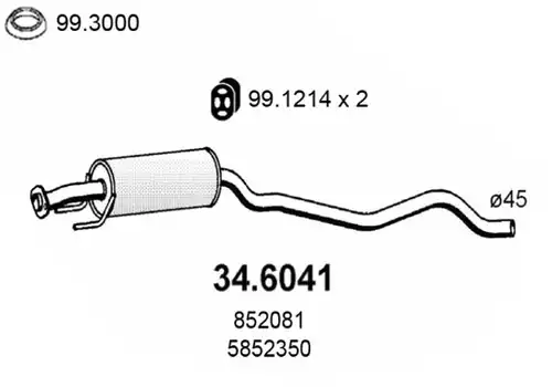 средно гърне ASSO 34.6041