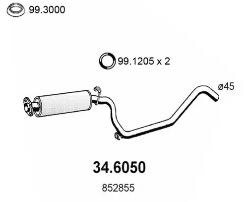 средно гърне ASSO 34.6050