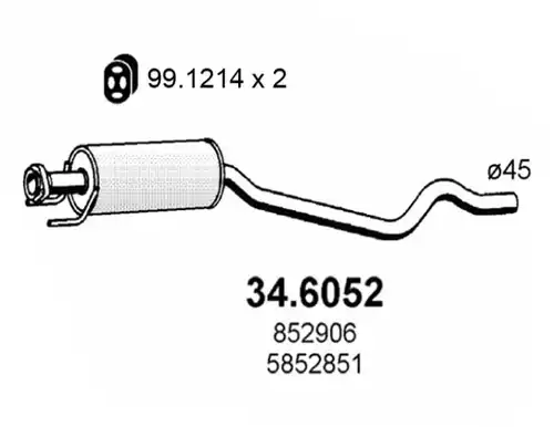 средно гърне ASSO 34.6052