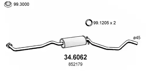 средно гърне ASSO 34.6062