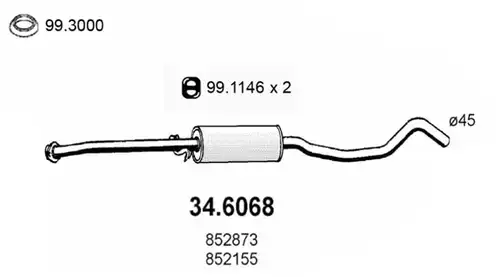 средно гърне ASSO 34.6068