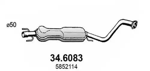 средно гърне ASSO 34.6083