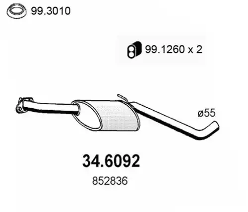 средно гърне ASSO 34.6092