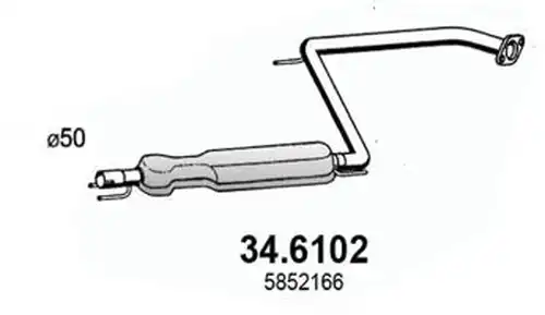 средно гърне ASSO 34.6102