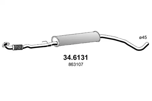 средно гърне ASSO 34.6131