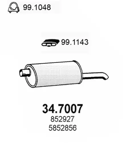 крайно гърне ASSO 34.7007