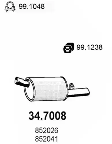 крайно гърне ASSO 34.7008