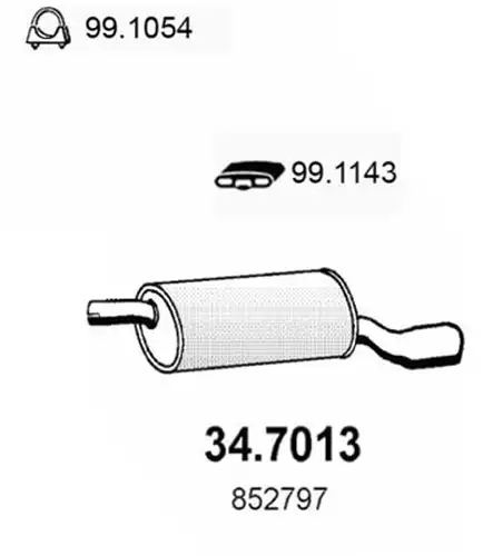 крайно гърне ASSO 34.7013