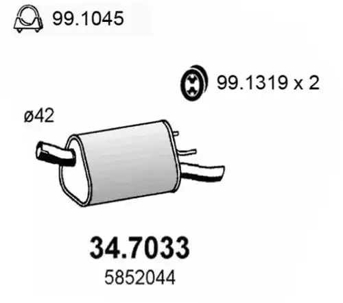 крайно гърне ASSO 34.7033