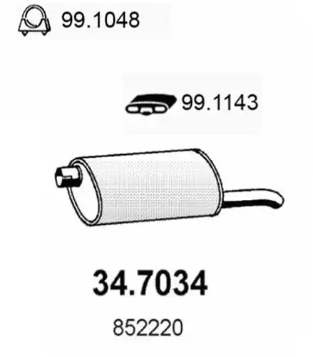 крайно гърне ASSO 34.7034