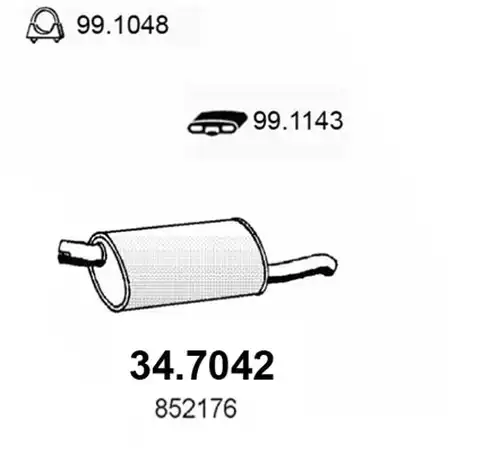 крайно гърне ASSO 34.7042