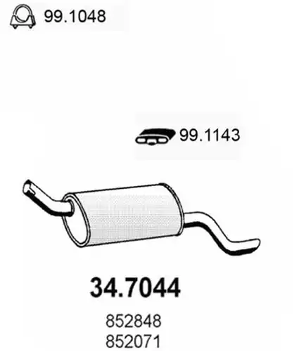 крайно гърне ASSO 34.7044