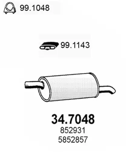 крайно гърне ASSO 34.7048