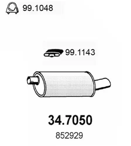 крайно гърне ASSO 34.7050