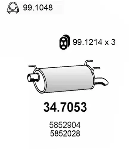 крайно гърне ASSO 34.7053