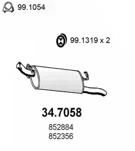 крайно гърне ASSO 34.7058