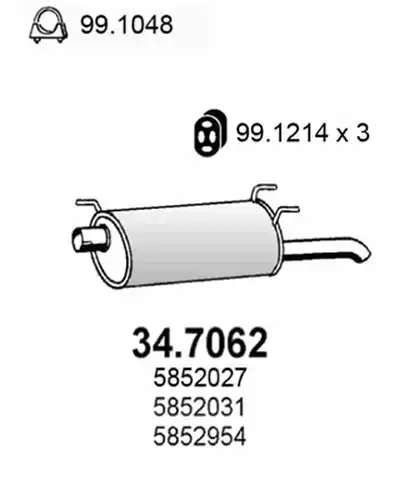 крайно гърне ASSO 34.7062