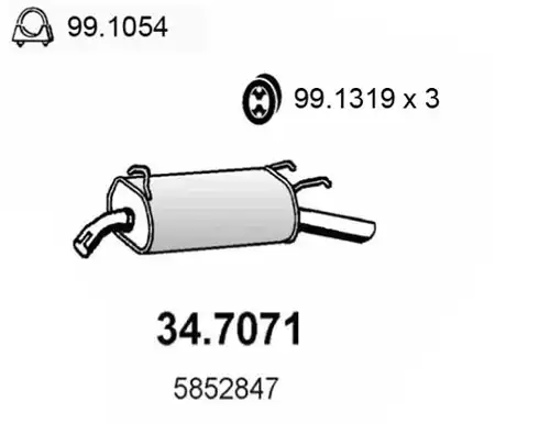 крайно гърне ASSO 34.7071