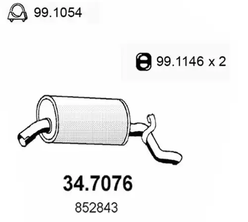 крайно гърне ASSO 34.7076