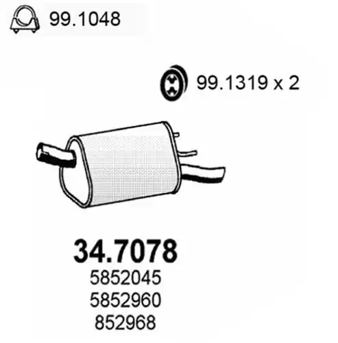 крайно гърне ASSO 34.7078