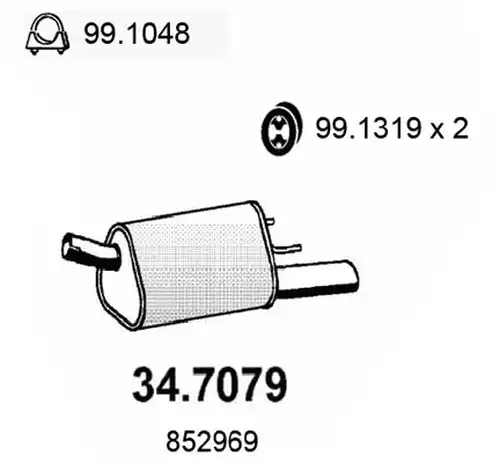 крайно гърне ASSO 34.7079