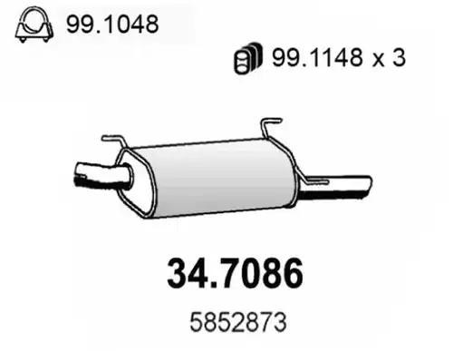 крайно гърне ASSO 34.7086