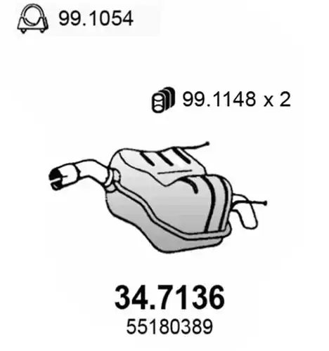 крайно гърне ASSO 34.7136