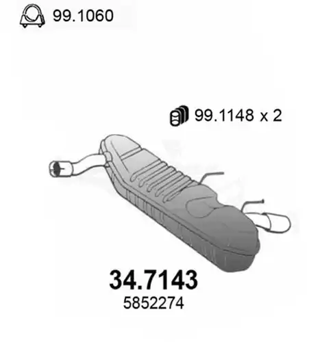 крайно гърне ASSO 34.7143