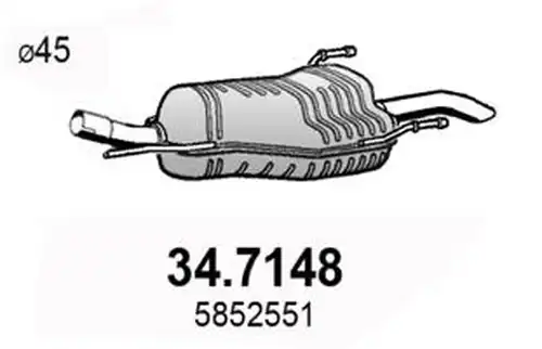 крайно гърне ASSO 34.7148