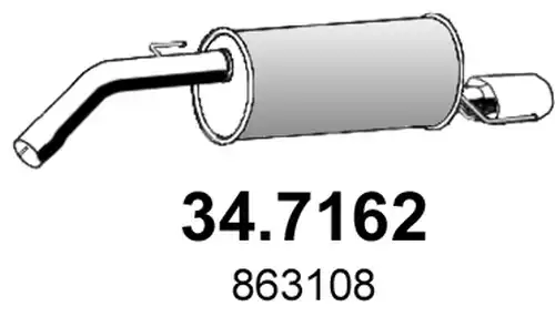 крайно гърне ASSO 34.7162