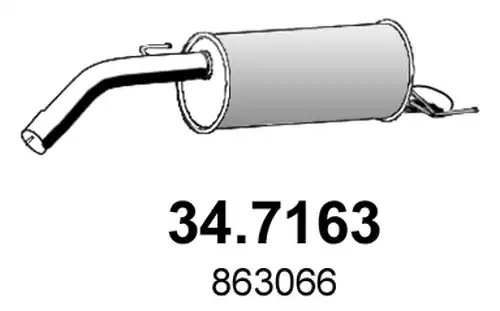 крайно гърне ASSO 34.7163