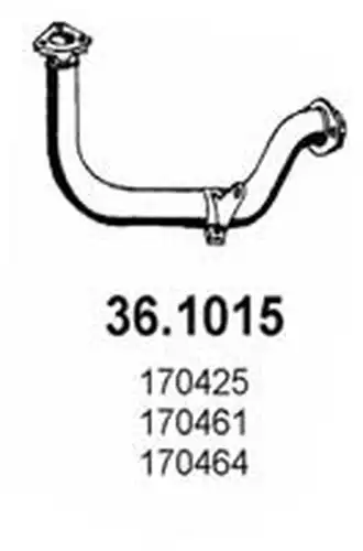 изпускателна тръба ASSO 36.1015