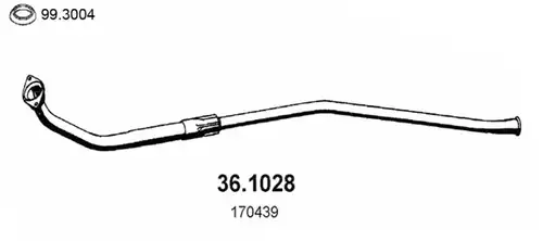изпускателна тръба ASSO 36.1028