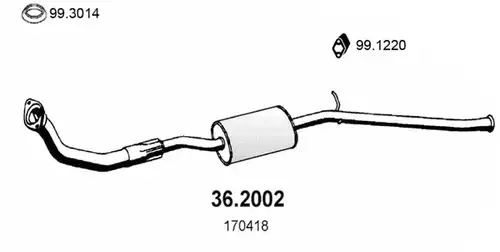 предно гърне ASSO 36.2002