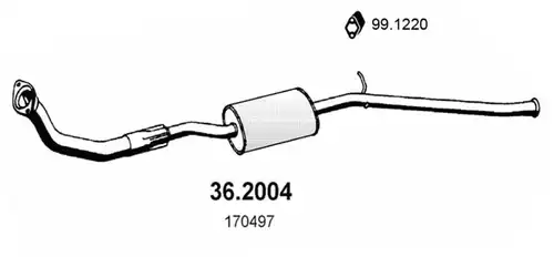 предно гърне ASSO 36.2004