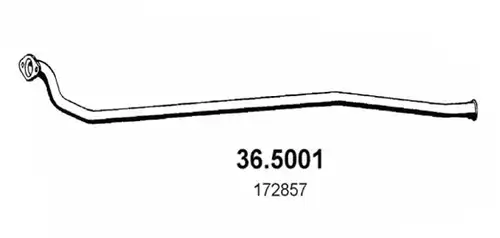 изпускателна тръба ASSO 36.5001