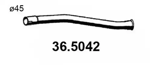 изпускателна тръба ASSO 36.5042