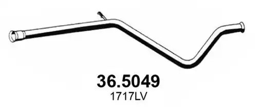 изпускателна тръба ASSO 36.5049