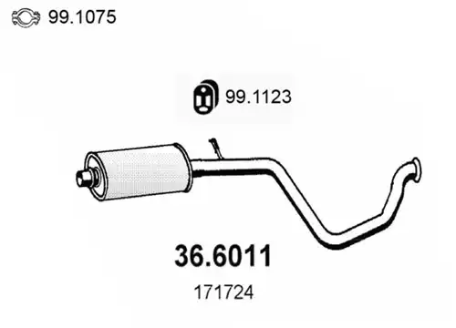 средно гърне ASSO 36.6011